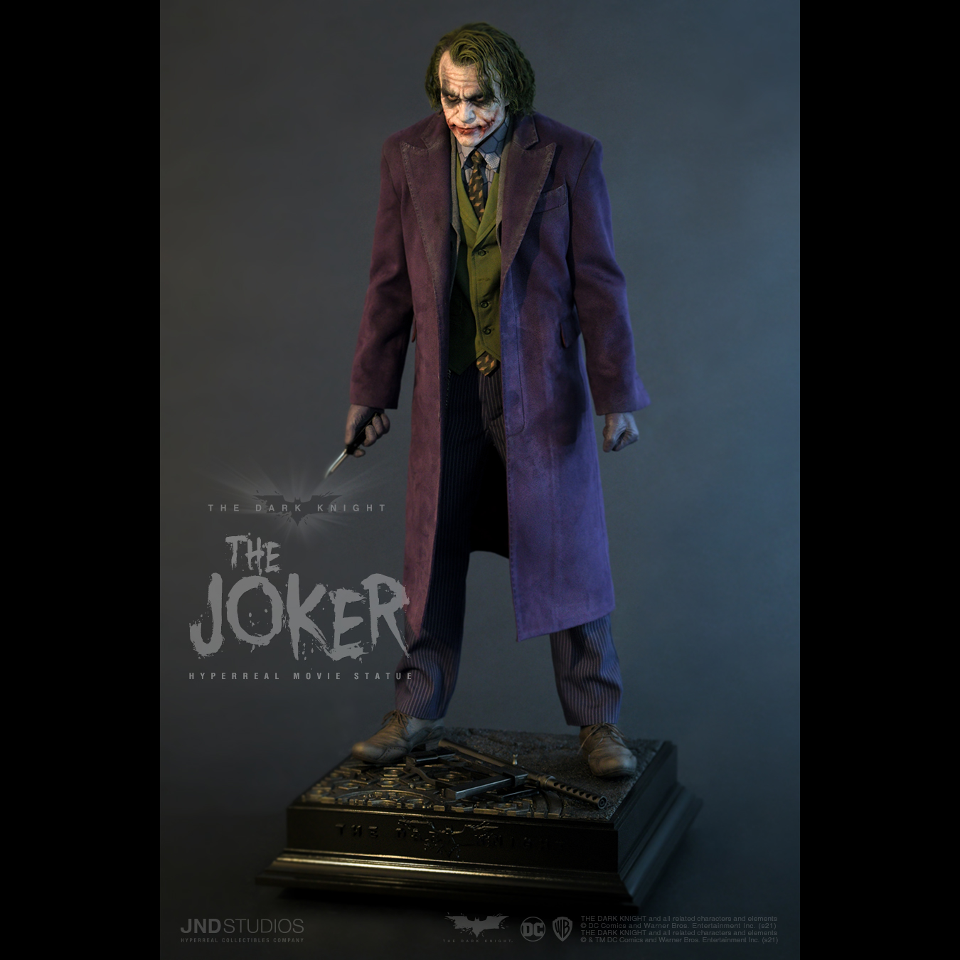 The Dark Knight JND Joker Hyperreal Movie Statue