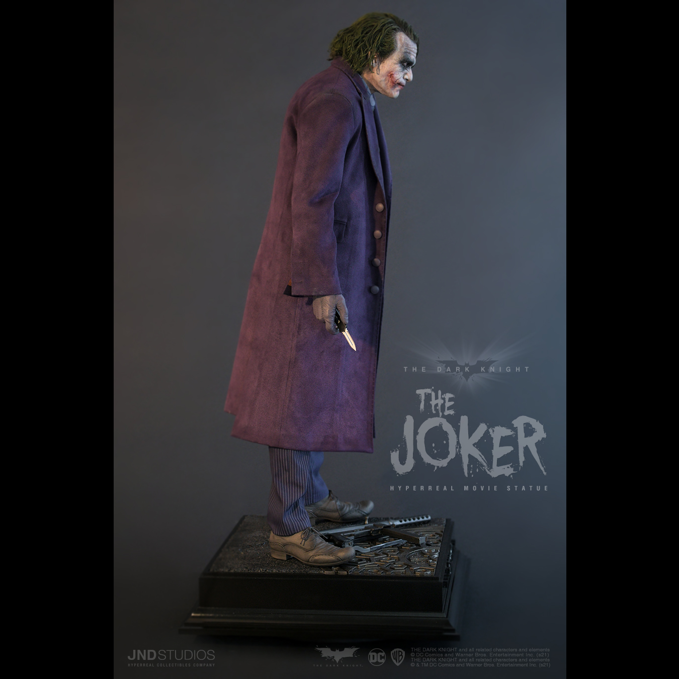 The Dark Knight JND Joker Hyperreal Movie Statue