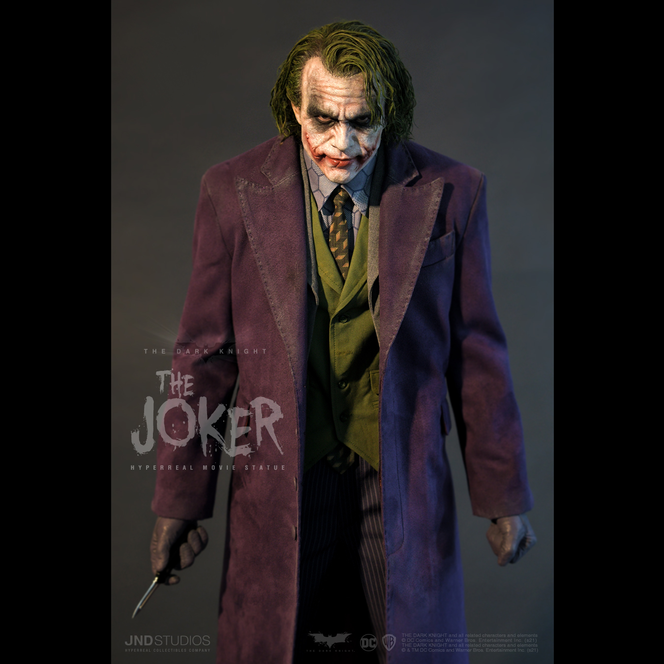 The Dark Knight JND Joker Hyperreal Movie Statue