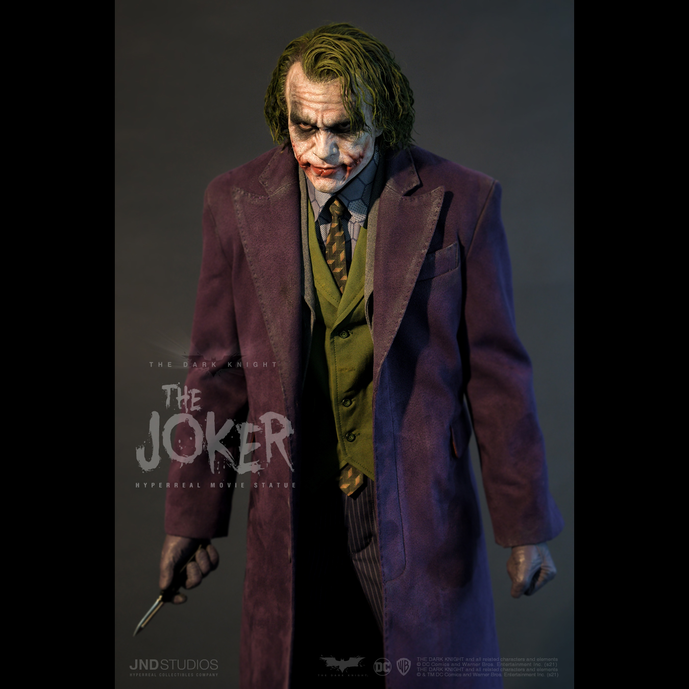 The Dark Knight JND Joker Hyperreal Movie Statue