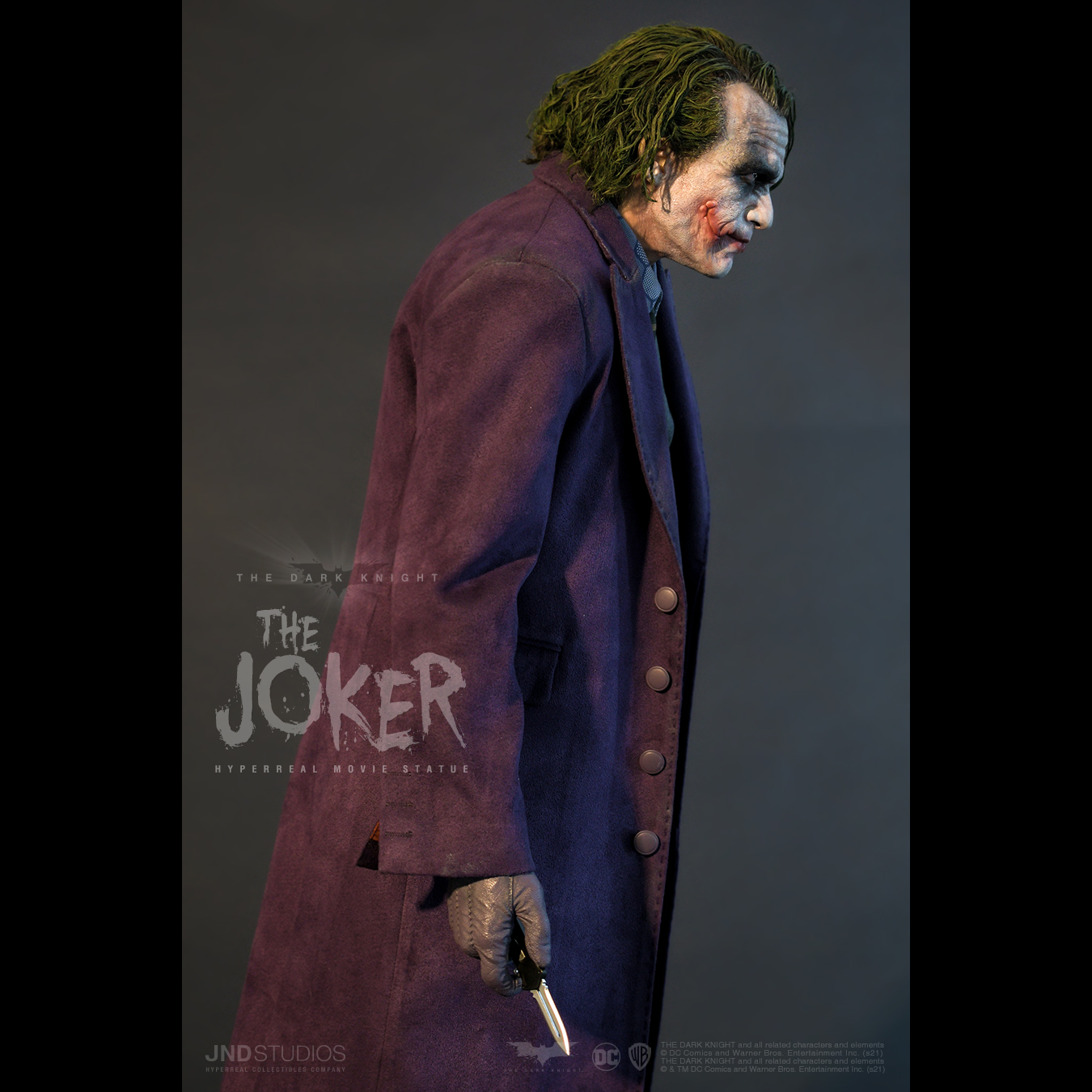 The Dark Knight JND Joker Hyperreal Movie Statue