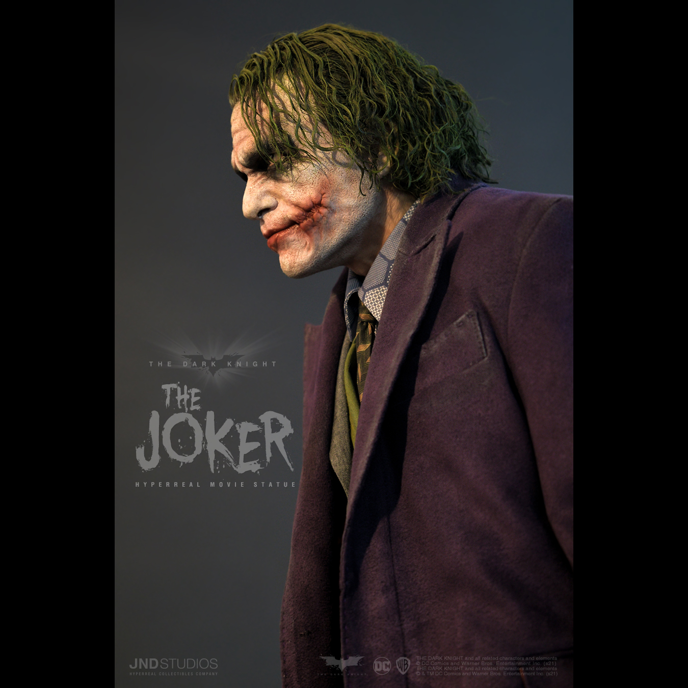 The Dark Knight JND Joker Hyperreal Movie Statue
