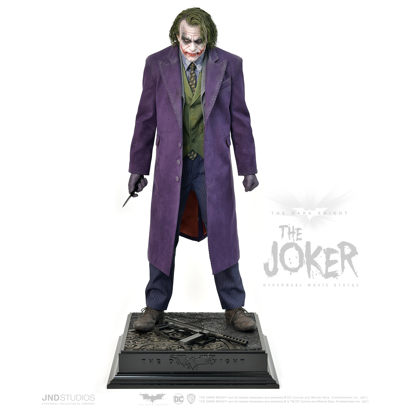 The Dark Knight JND Joker Hyperreal Movie Statue