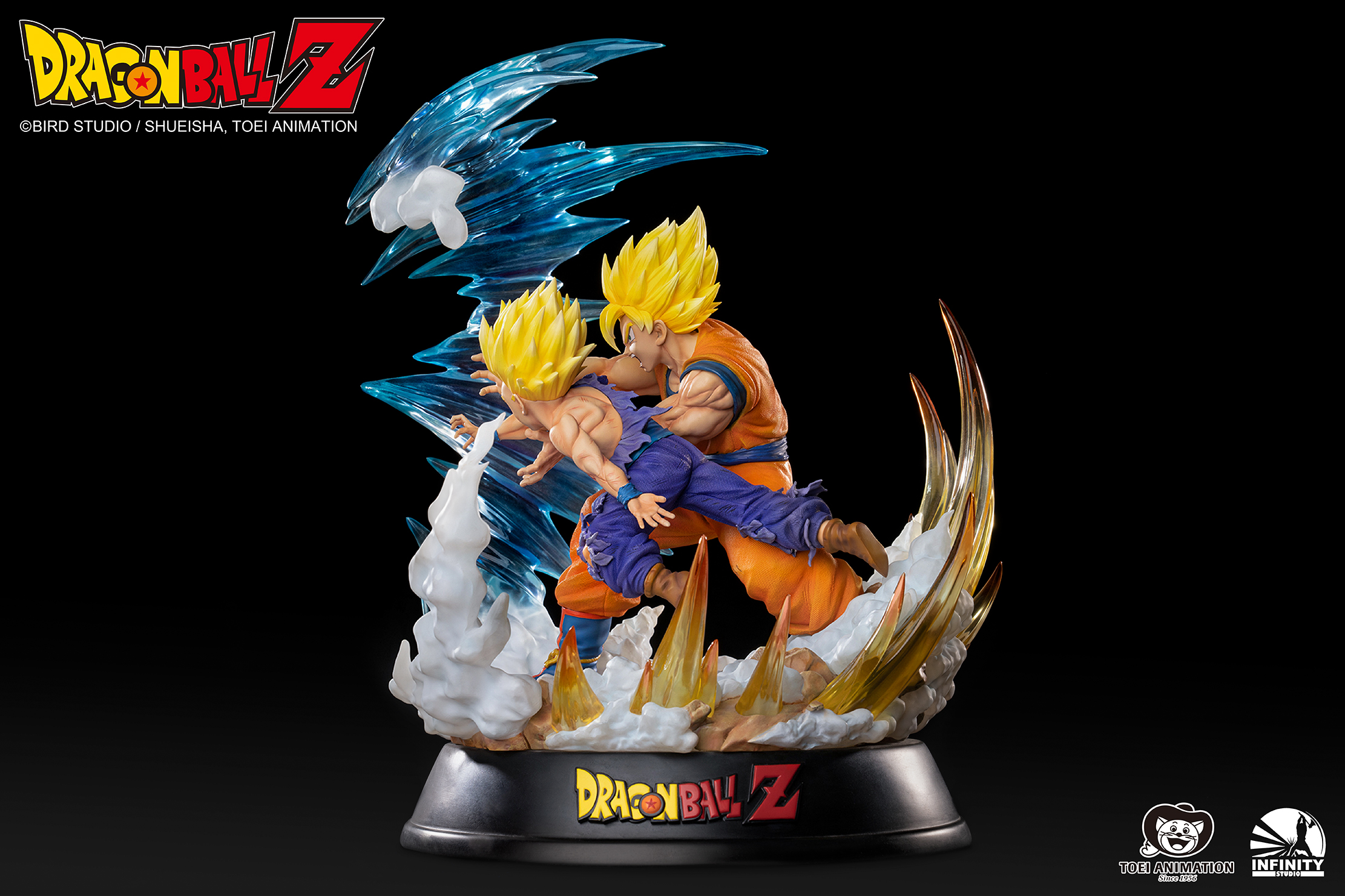 Dragon Ball Z Goku and Gohan VS Cell Statue 1/6 Scale Limited Edition