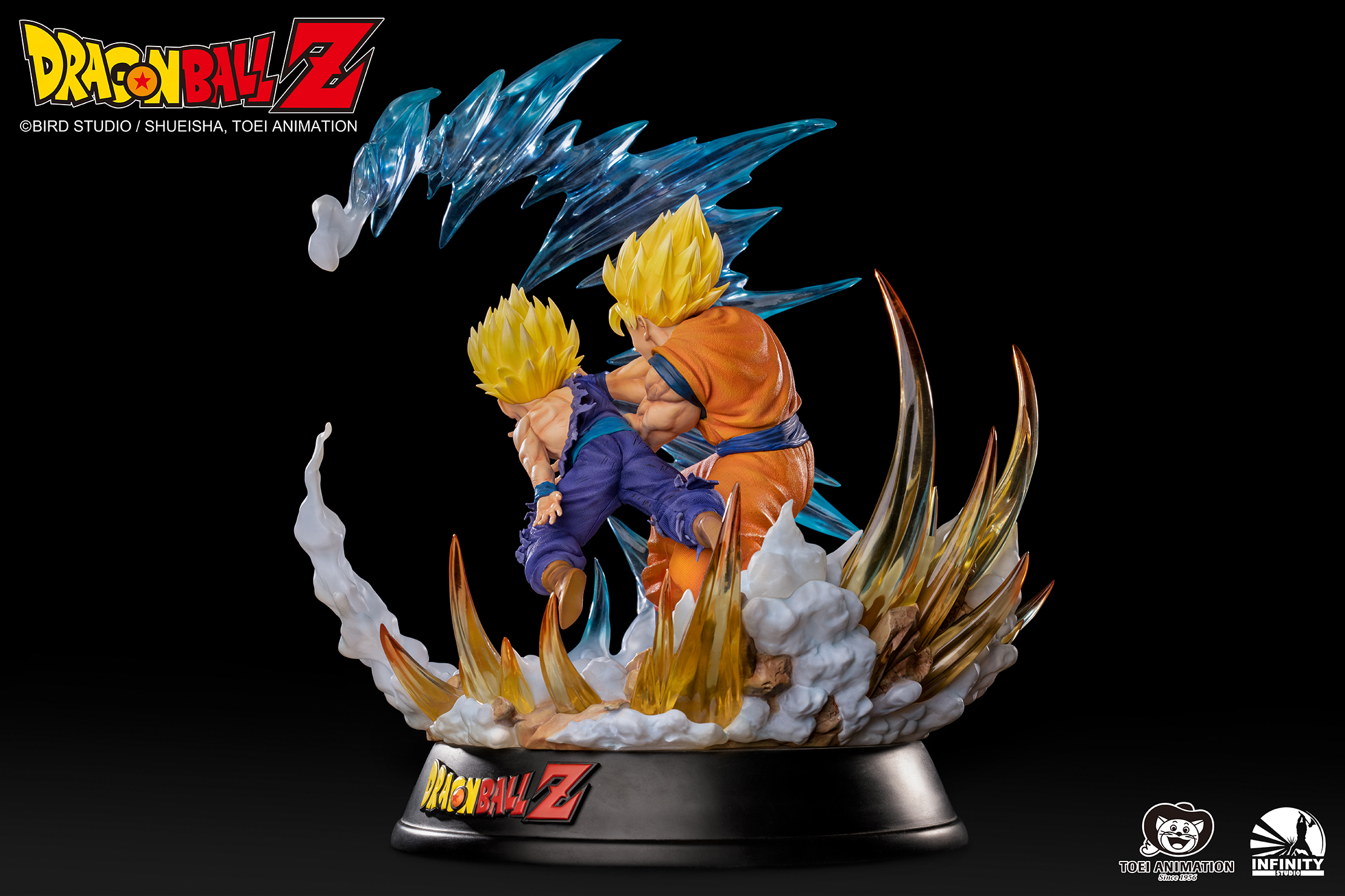 Dragon Ball Z Goku and Gohan VS Cell Statue 1/6 Scale Limited Edition