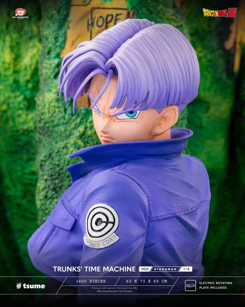Tsume Art Dragon Ball Z HQS Dioramax Trunks Time Machine Statue 1/6 Scale Limited Edition