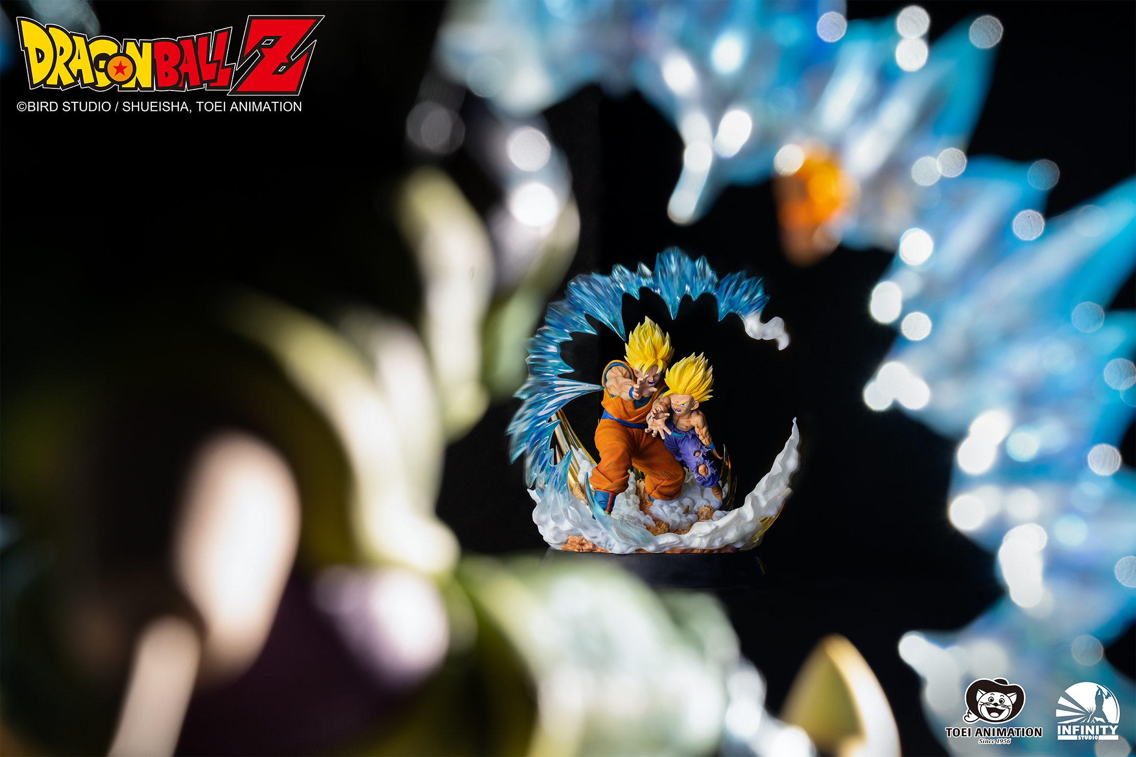 Dragon Ball Z Goku and Gohan VS Cell Statue 1/6 Scale Limited Edition