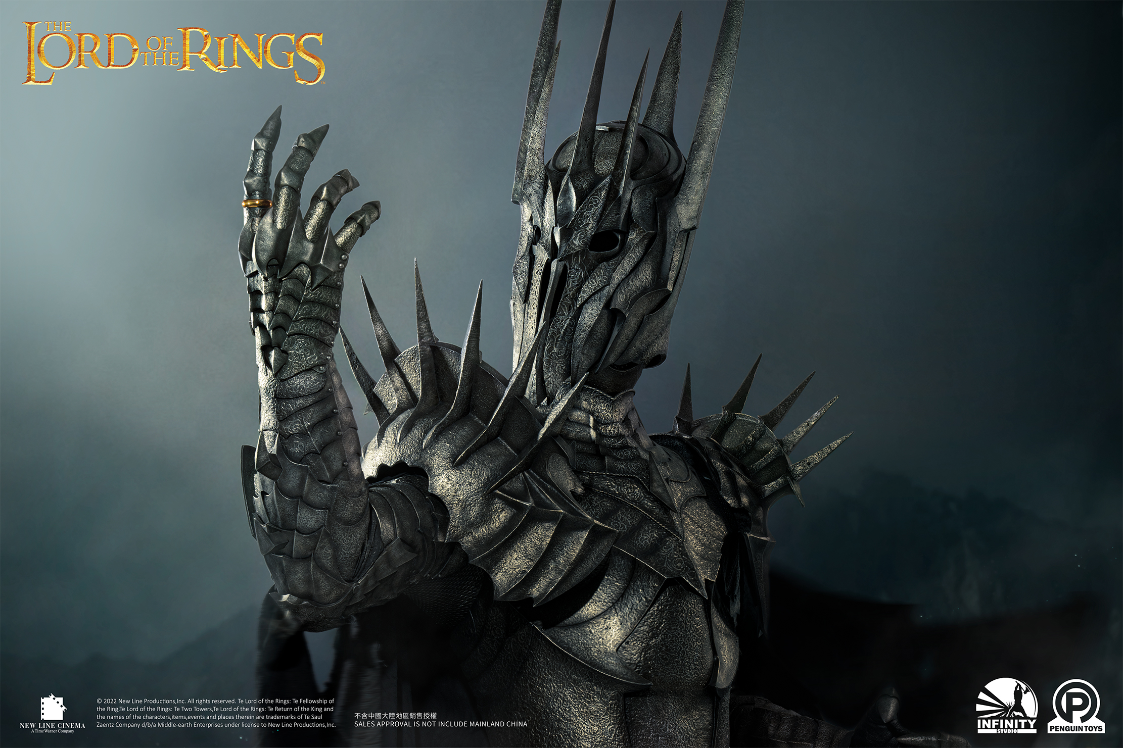 The Lord of the Rings : The Dark Lord Sauron Life-Size Bust
