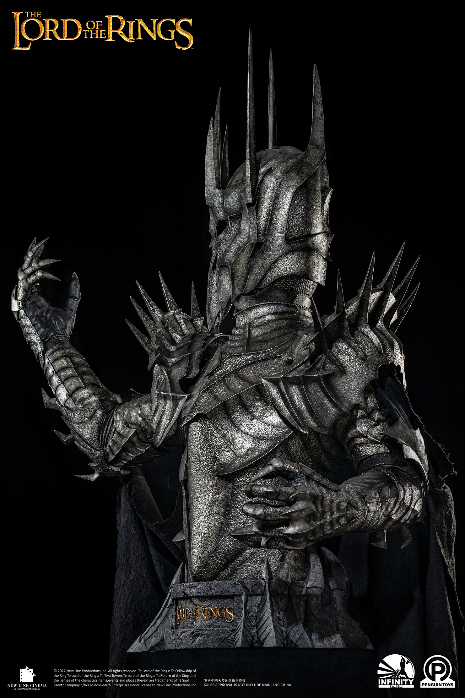 The Lord of the Rings : The Dark Lord Sauron Life-Size Bust