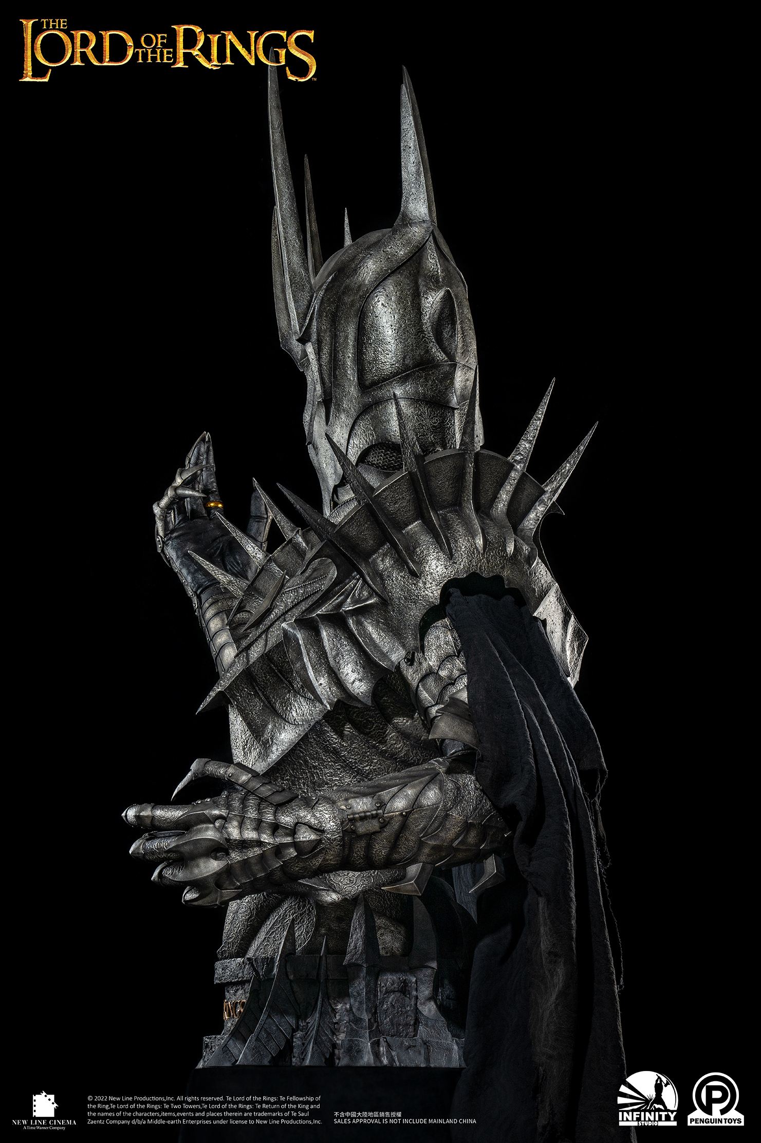 The Lord of the Rings : The Dark Lord Sauron Life-Size Bust