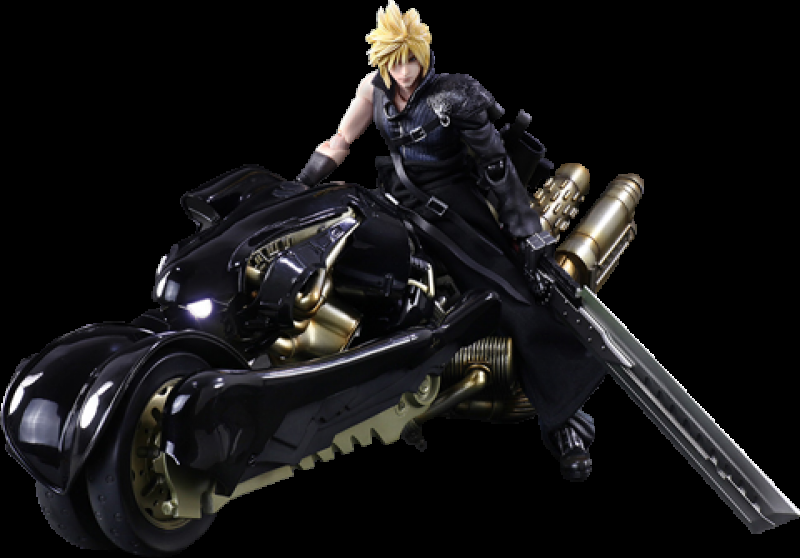 FINAL FANTASY VII ADVENT CHILDREN: Cloud Strife & Fenrir