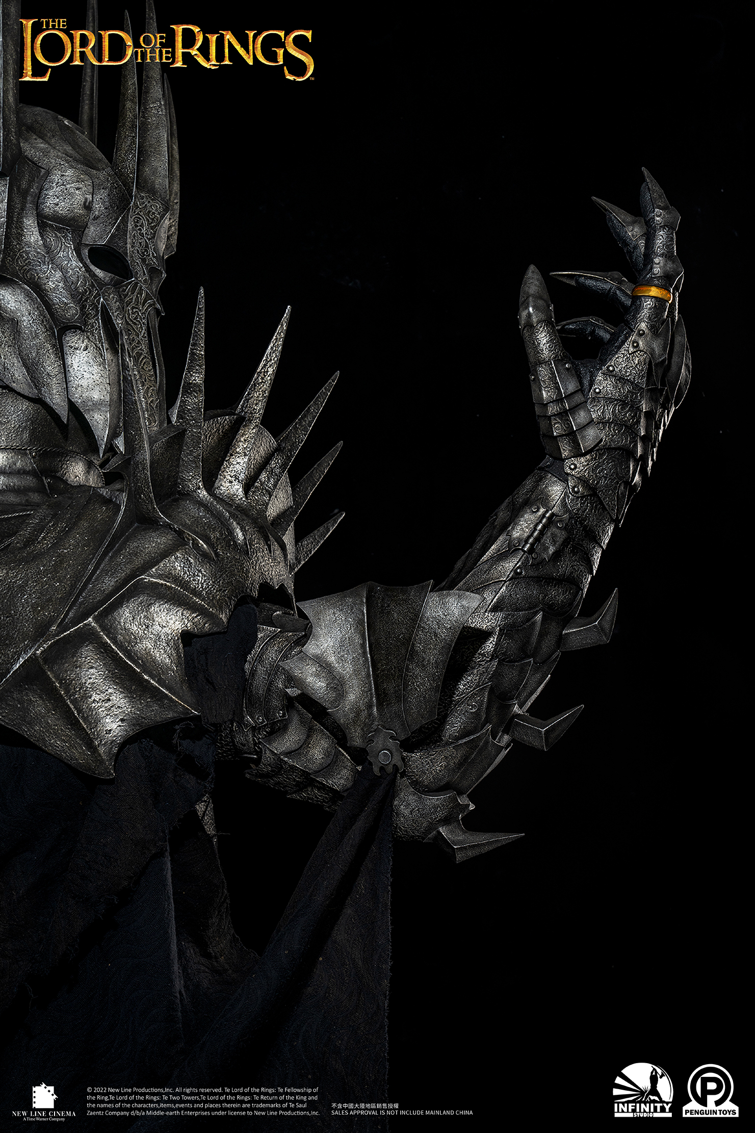 The Lord of the Rings : The Dark Lord Sauron Life-Size Bust