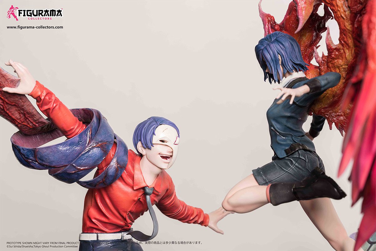 figurama フィギュラマ トウカVS 月島 TOKYO ghoul FigureArt Store, Tokyo Ghoul Figure, Touka VS Tsukiyama, 1/6 scale