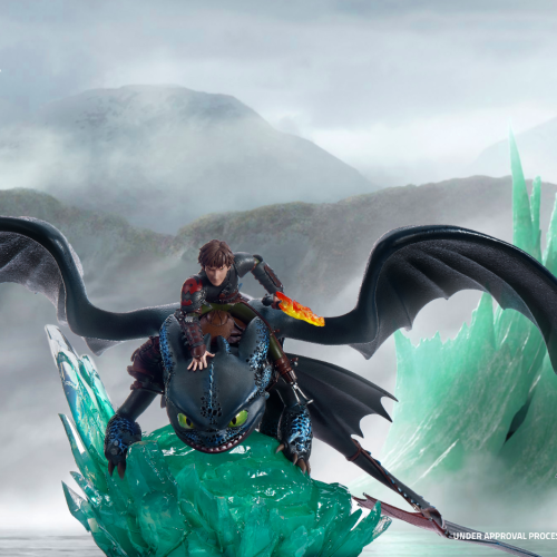 Taka Corp How To Train Your Dragon Hiccup and Toothless Statue