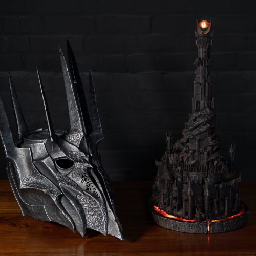 PureArts Lord Of The Rings Sauron Life-Size Mask Art Statue