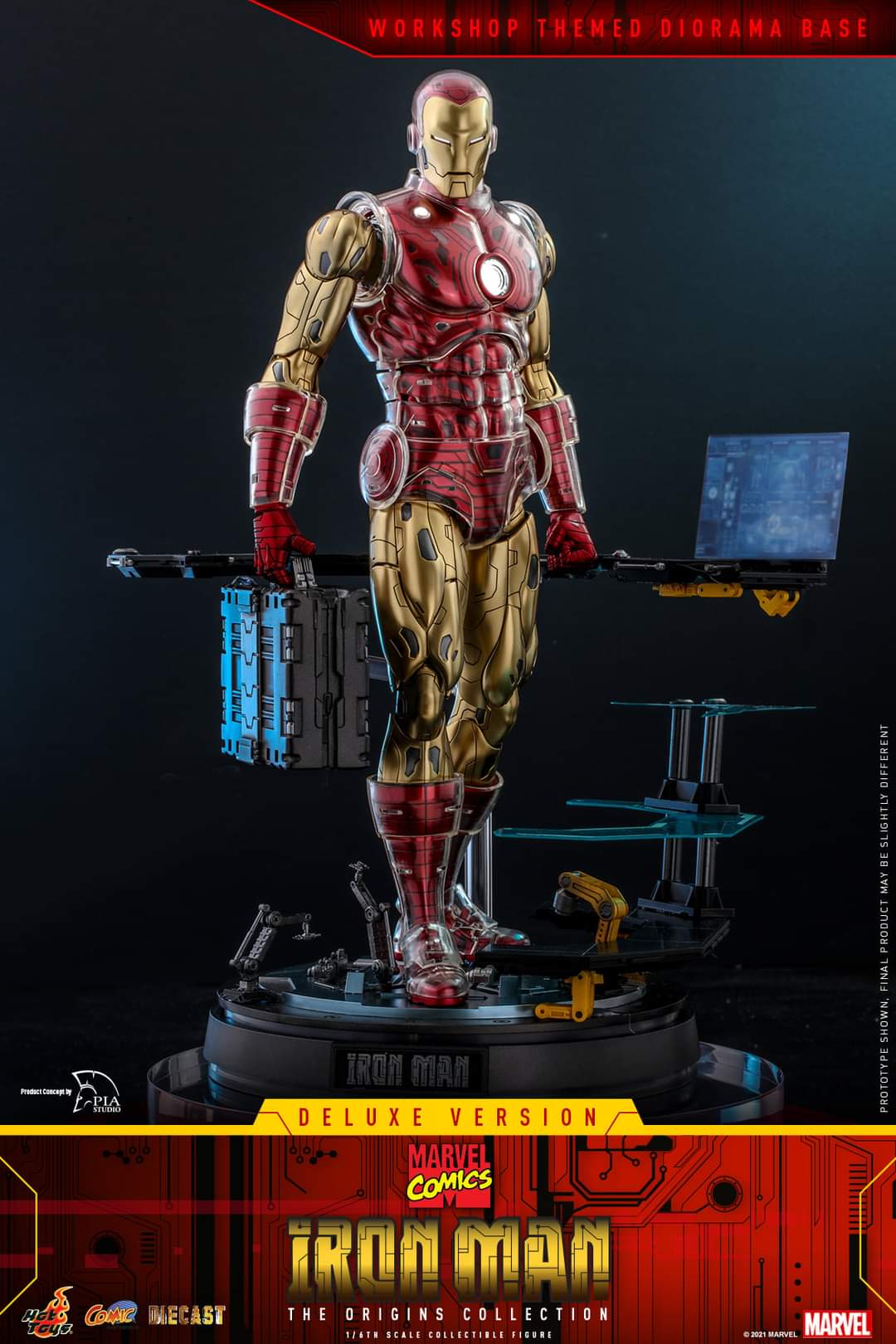 Hot Toys The Origins Collection Iron Man Sixth Scale Figure