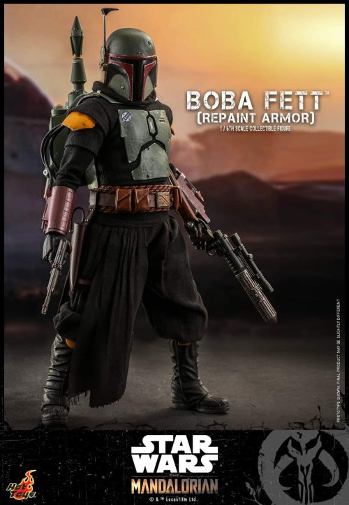 Hot Toys The Mandalorian Boba Fett Sixth Scale Figure Repainted Armor