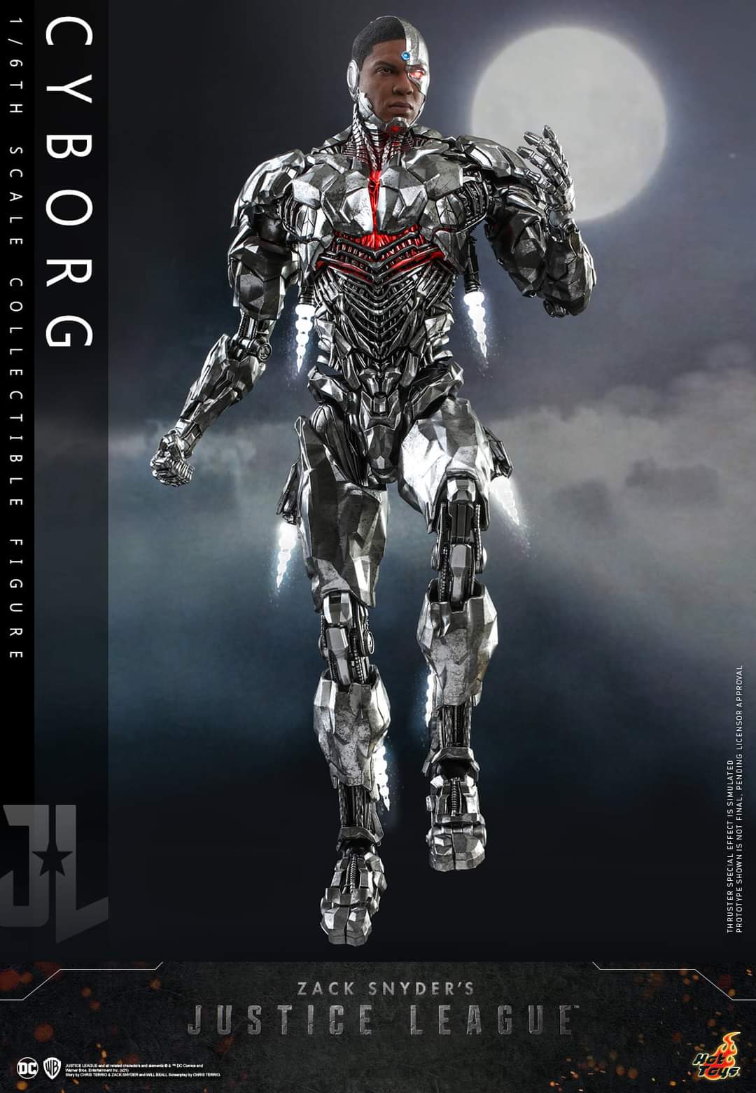 Hot Toys Snyder Cut Justice League: Cyborg Sixth Scale Figure