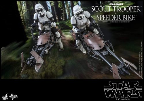 Hot Toys Star Wars: Scout Trooper and Speeder Bike Sixth Scale Figure Set