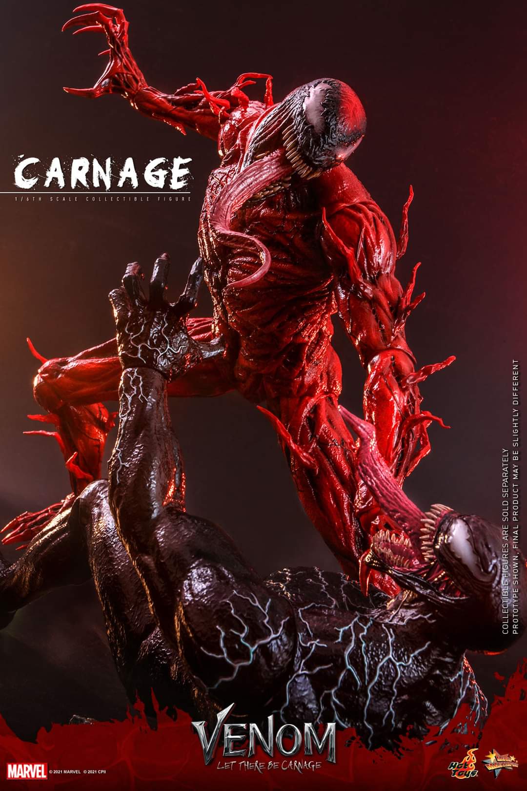 Hot Toys Carnage Figure Let There Be Carnage Limited Sixth Scale Collectible