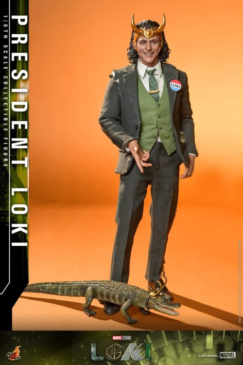 Hot Toys President Loki and Alligator Loki Sixth Scale Figure