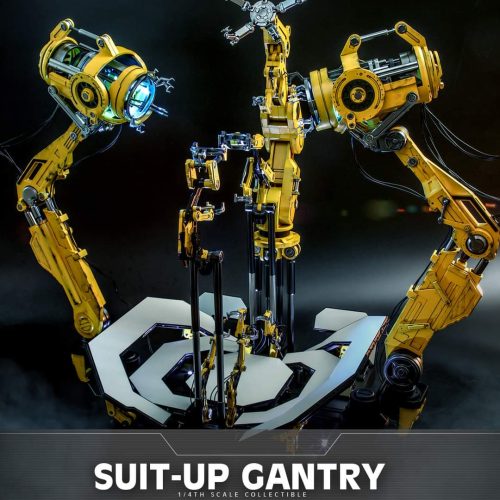 Hot Toys Iron Man 2 Iron Man Suit-Up Gantry Quarter Scale Figure