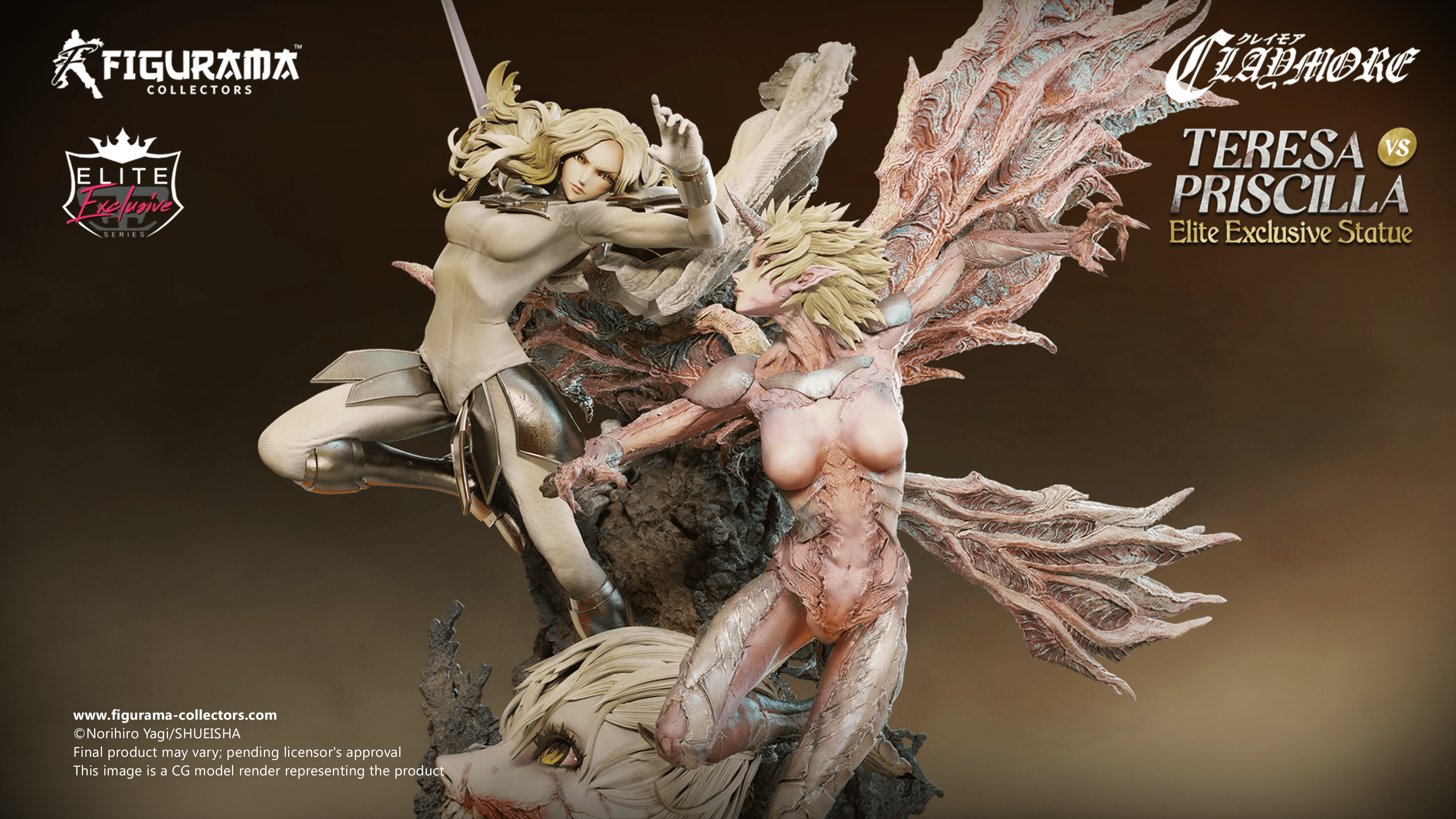 figurama claymore statue teresa