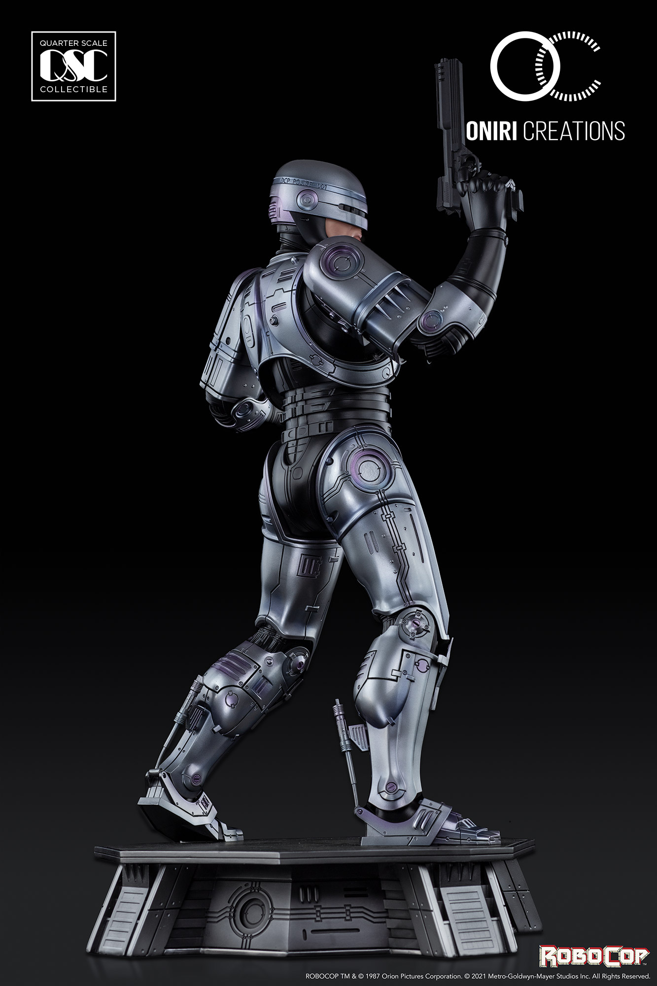 robocop statue oniri creations