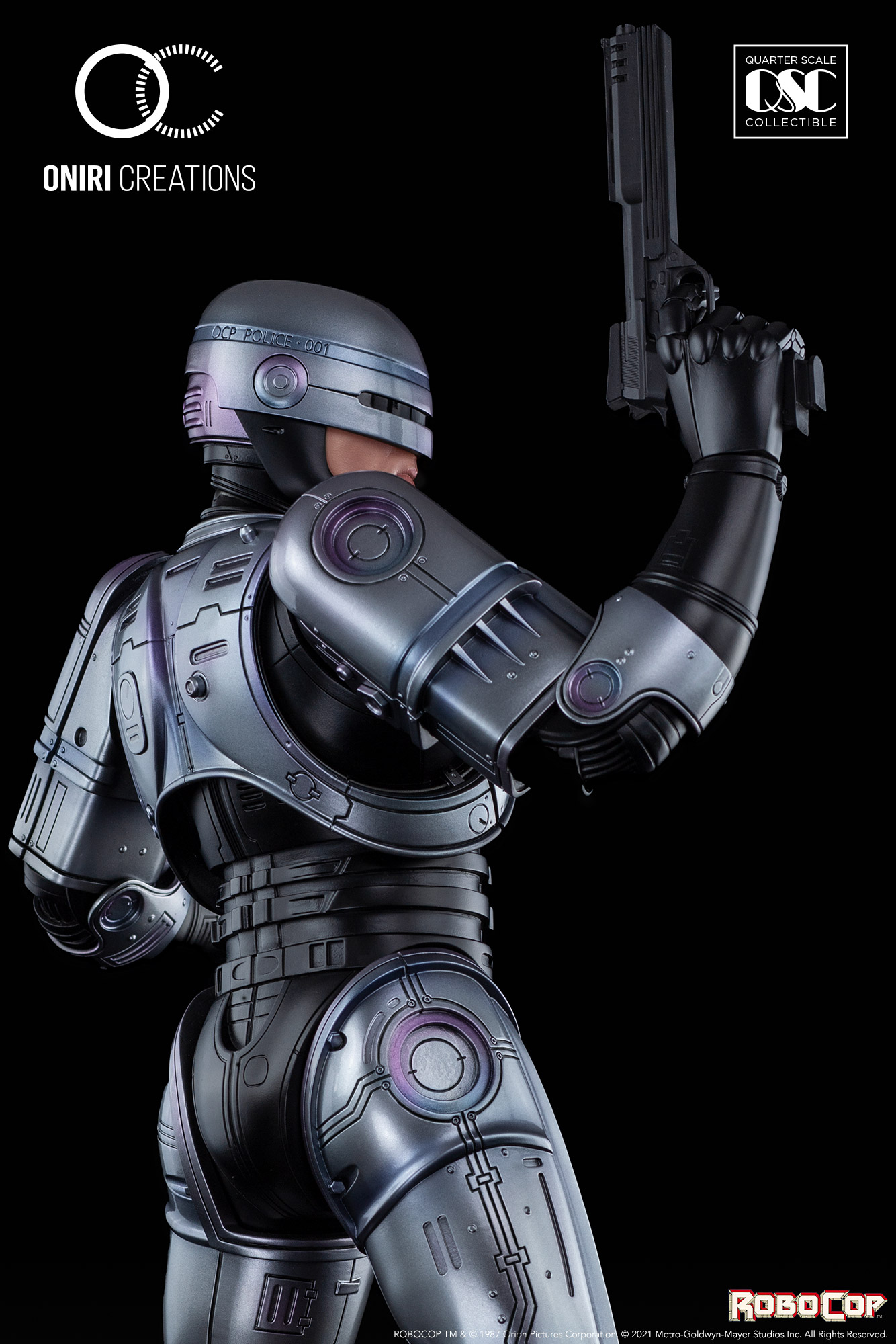 robocop statue oniri creations