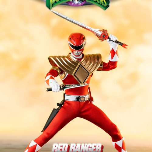 ThreeZero Mighty Morphin Power Rangers Figure FigZero Dragon Shield Red Ranger PREVIEWS 1/6 Exclusive