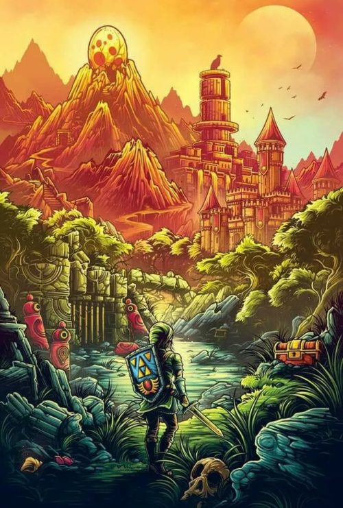 Dan Mumford Awake the Dreamer Zelda Art Print Artist Edition