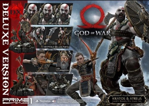 Prime 1 Studio God of War Kratos and Atreus Statue Ivaldis Deadly Mist Armor