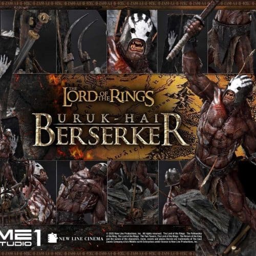 Prime 1 Studio Lord of the Rings Uruk-Hai Berserker Statue