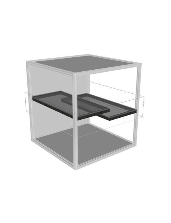 Moducase DF60 and DF130 Adjustable Two Half Shelf – Comic Concepts