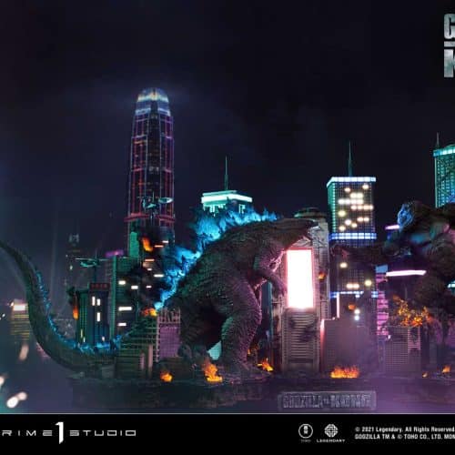 Prime 1 Studio Godzilla vs Kong Final Battle Statue Diorama