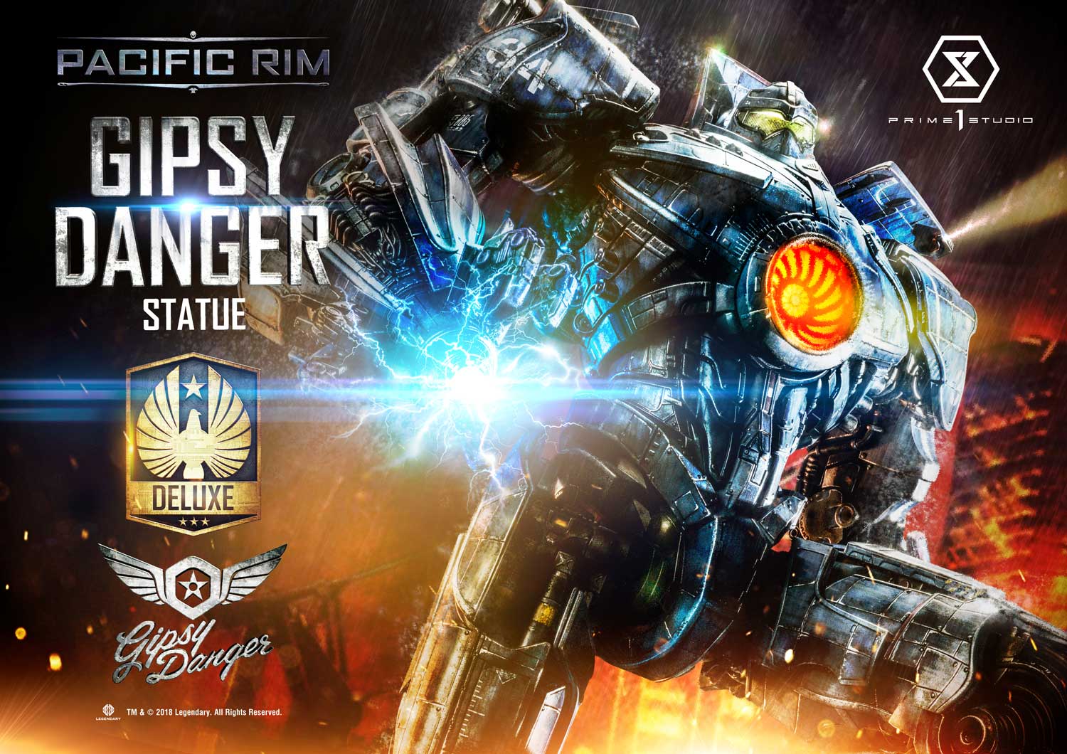 Prime 1 Studio Pacific Rim Gipsy Danger Statue Ultimate Diorama Masterline