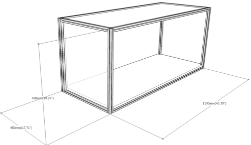wall unit dimensions
