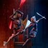 Sideshow Collectibles The Clone Wars Ahsoka Tano vs Darth Maul Statue Limited Diorama