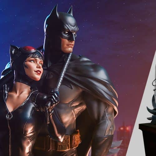 Sideshow Collectibles DC Comics Batman And Catwoman Statue Diorama