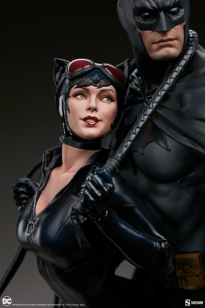 Sideshow Collectibles DC Comics Batman And Catwoman Statue Diorama Comic Concepts