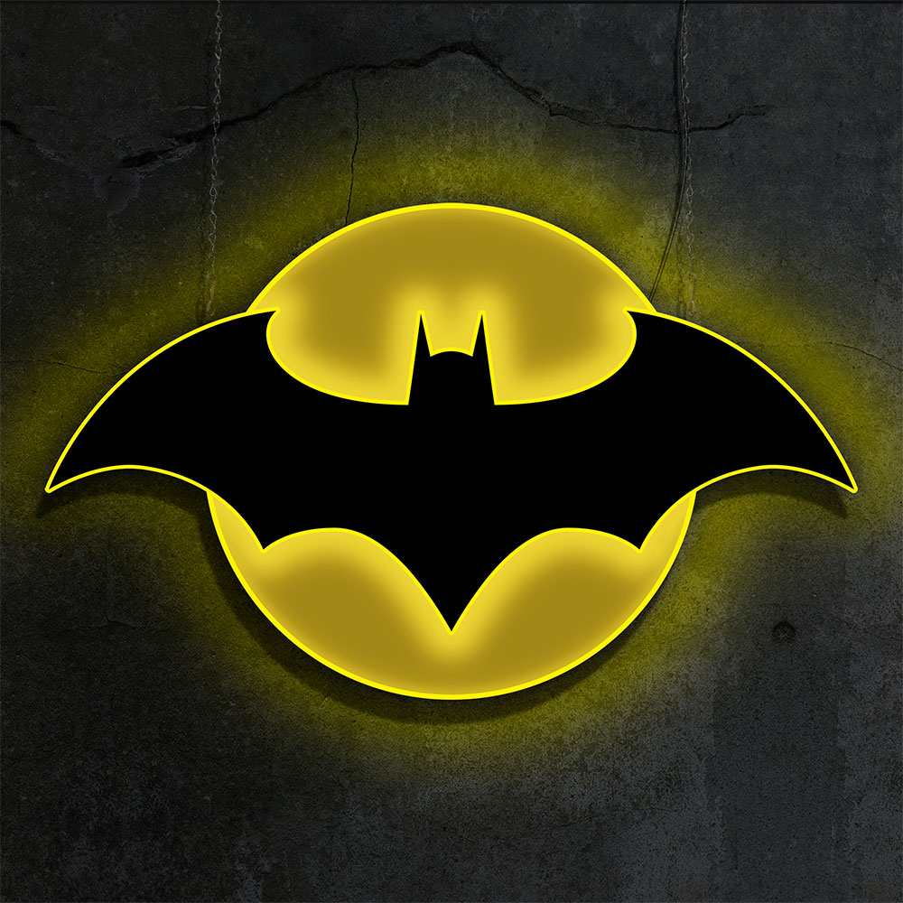 batman led logo light large dc comics gallery fe fc c cd