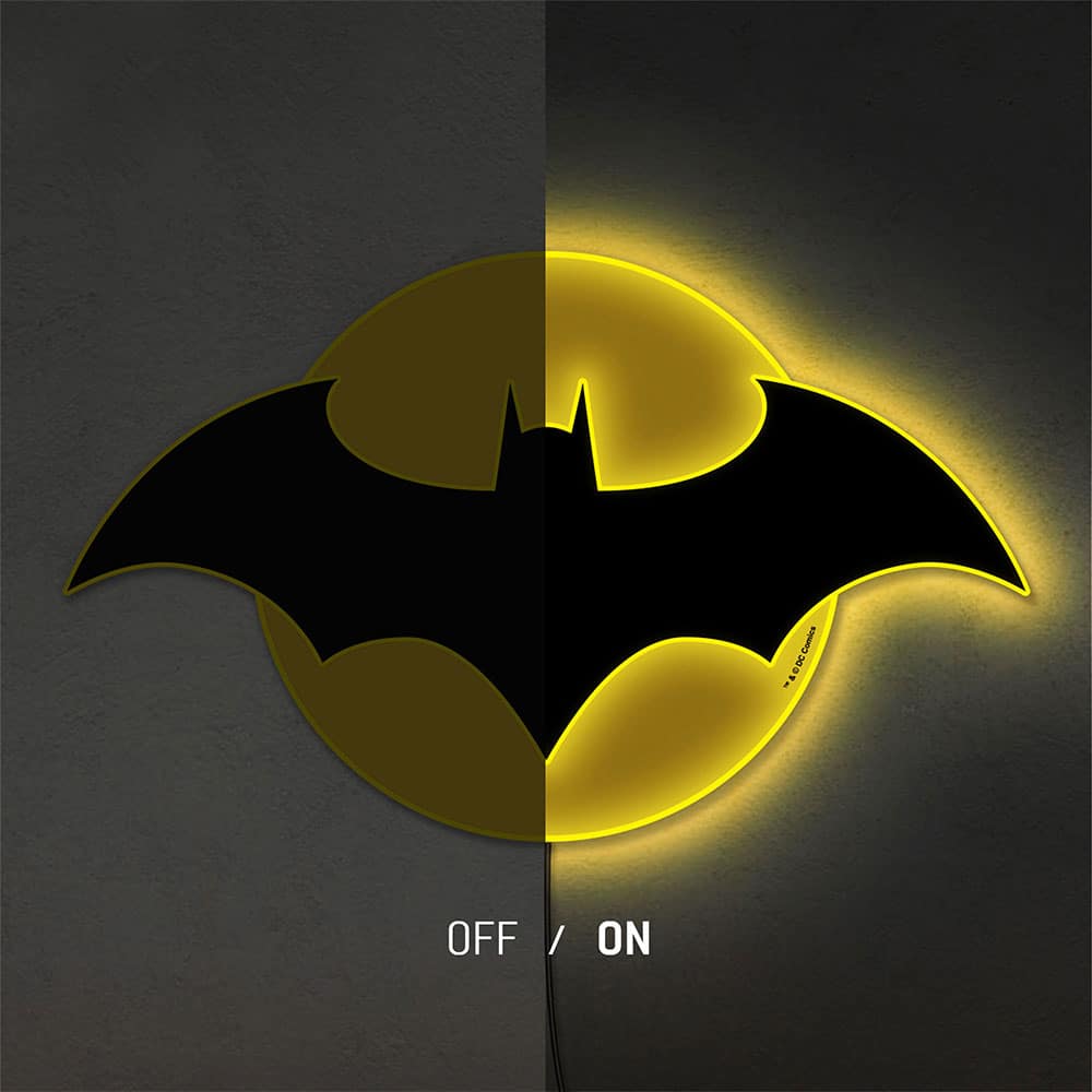 batman led logo light large dc comics gallery fe fca a