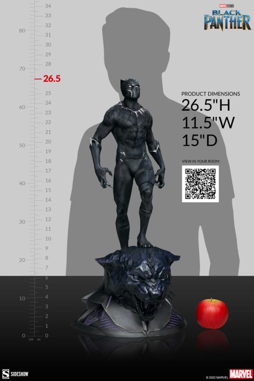 black panther premium format figure marvel gallery ae e d