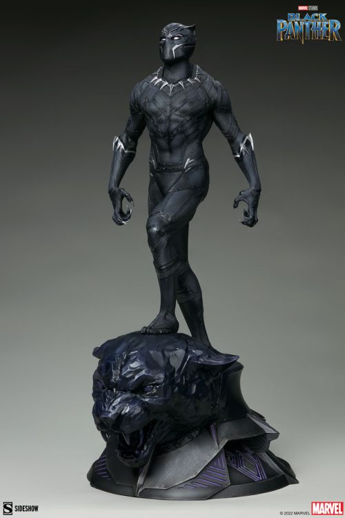 black panther premium format figure marvel gallery ae ae a