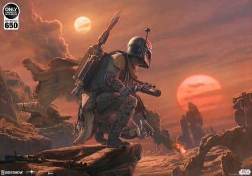Sideshow Collectibles Star Wars Boba Fett Dead or Alive Art Print