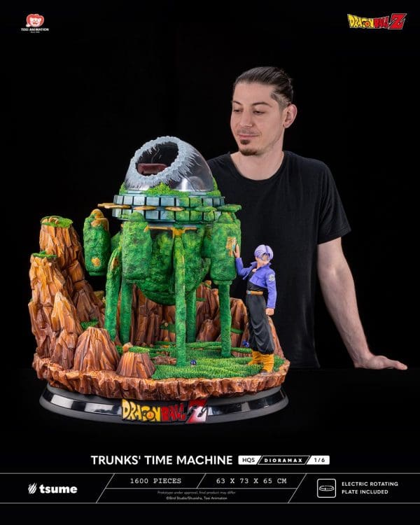 Dragon Ball Z HQS Dioramax Trunks Time Machine Statue 1/6 Scale Limited ...
