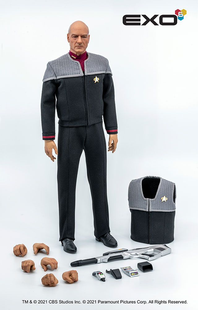captain jean luc picard star trek gallery c f a