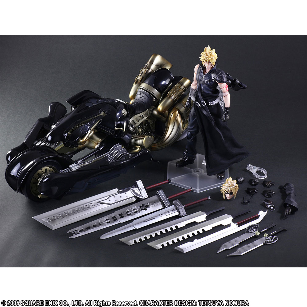 cloud strife fenrir final fantasy gallery da dba c