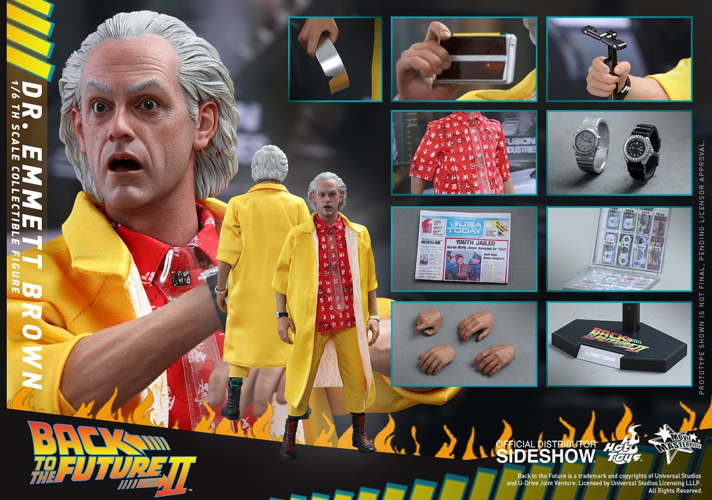 dr emmett brown back to the future gallery c db a b e