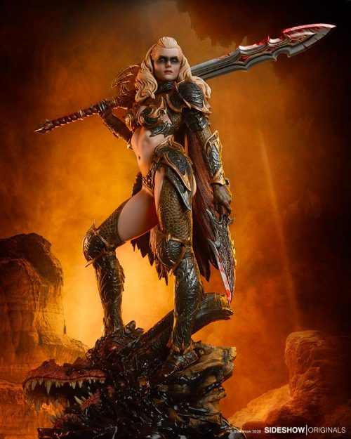 Sideshow Collectibles Dragon Slayer Warrior Forged in Flame Statue